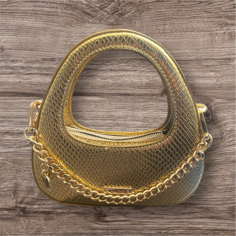 “ALDO Cleopatra X Gold Mini Purse”